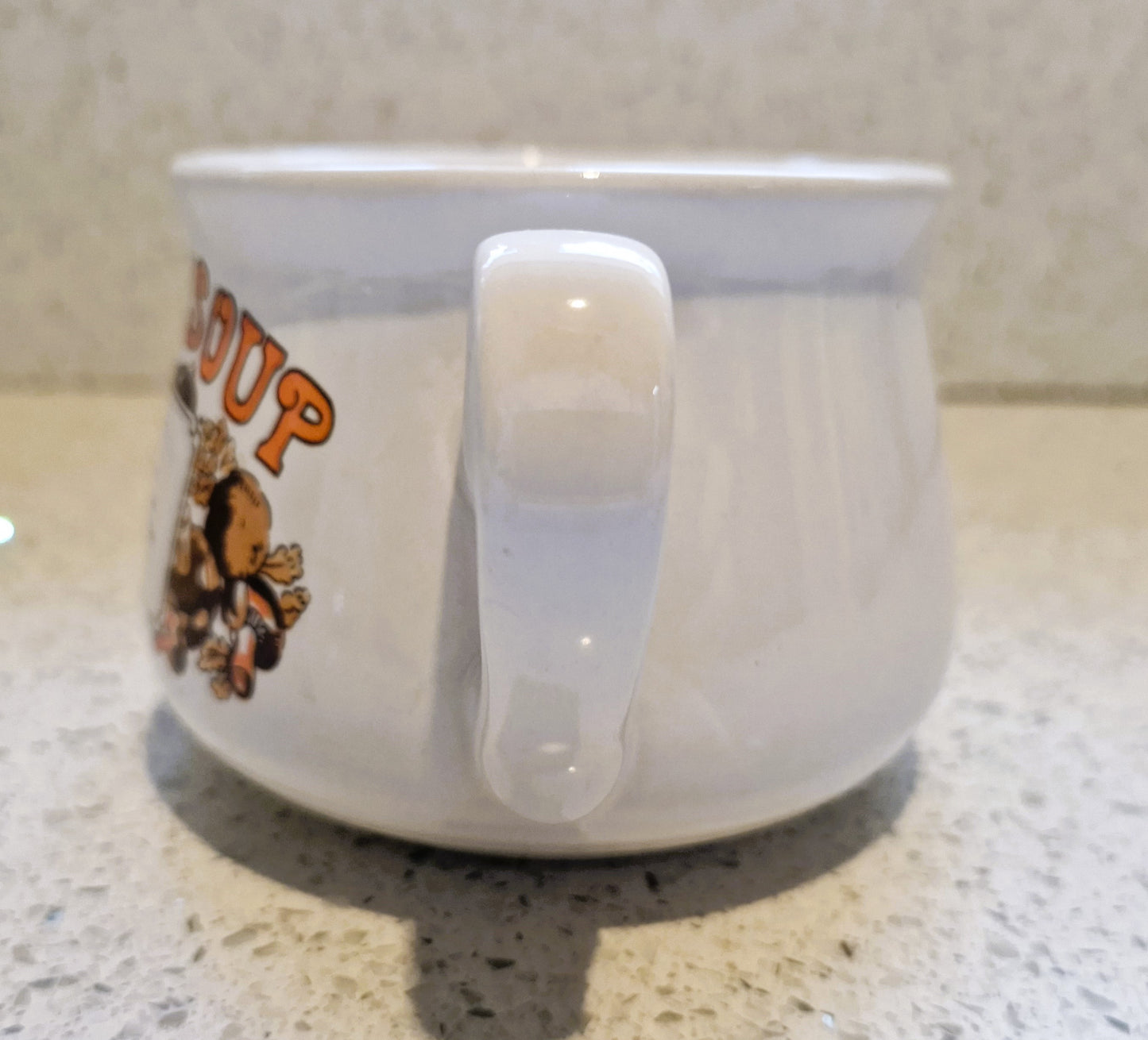 Chicken Soup Mug, Chicken Soup Recipe Mug, Soup Mug Bowl, Home made Chicken Soup, Novelty, Vintage, VGC