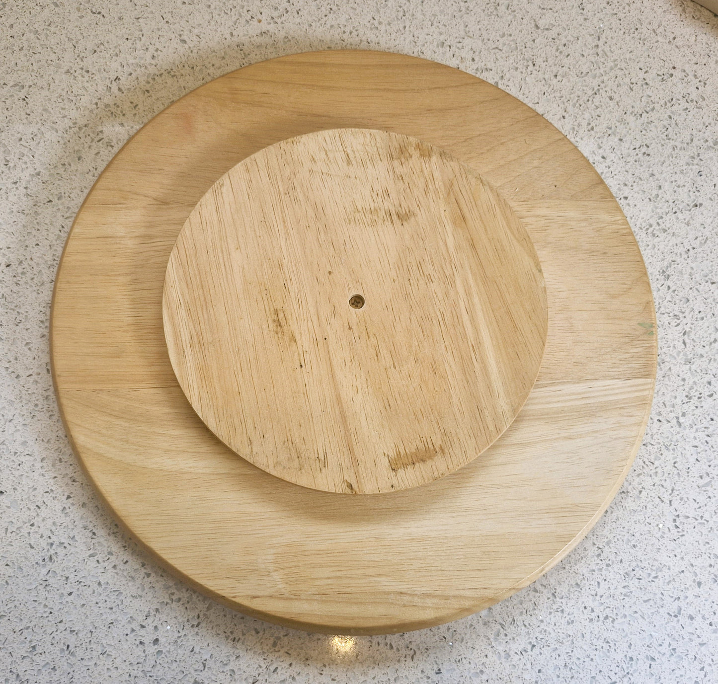 Vintage Lazy Susan, Tapas, Lazy Susan, Ceramic, Tapas, Dips, Crudities, Olives, Wooden, Aubergine, Very Good condition, complete