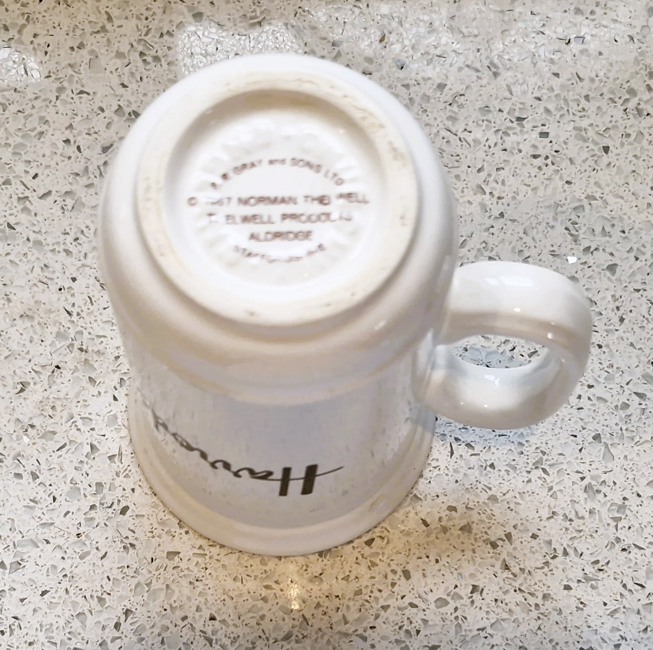 Vintage Thelwell Pony Mug: Harrods, Aldridge Staffordshire