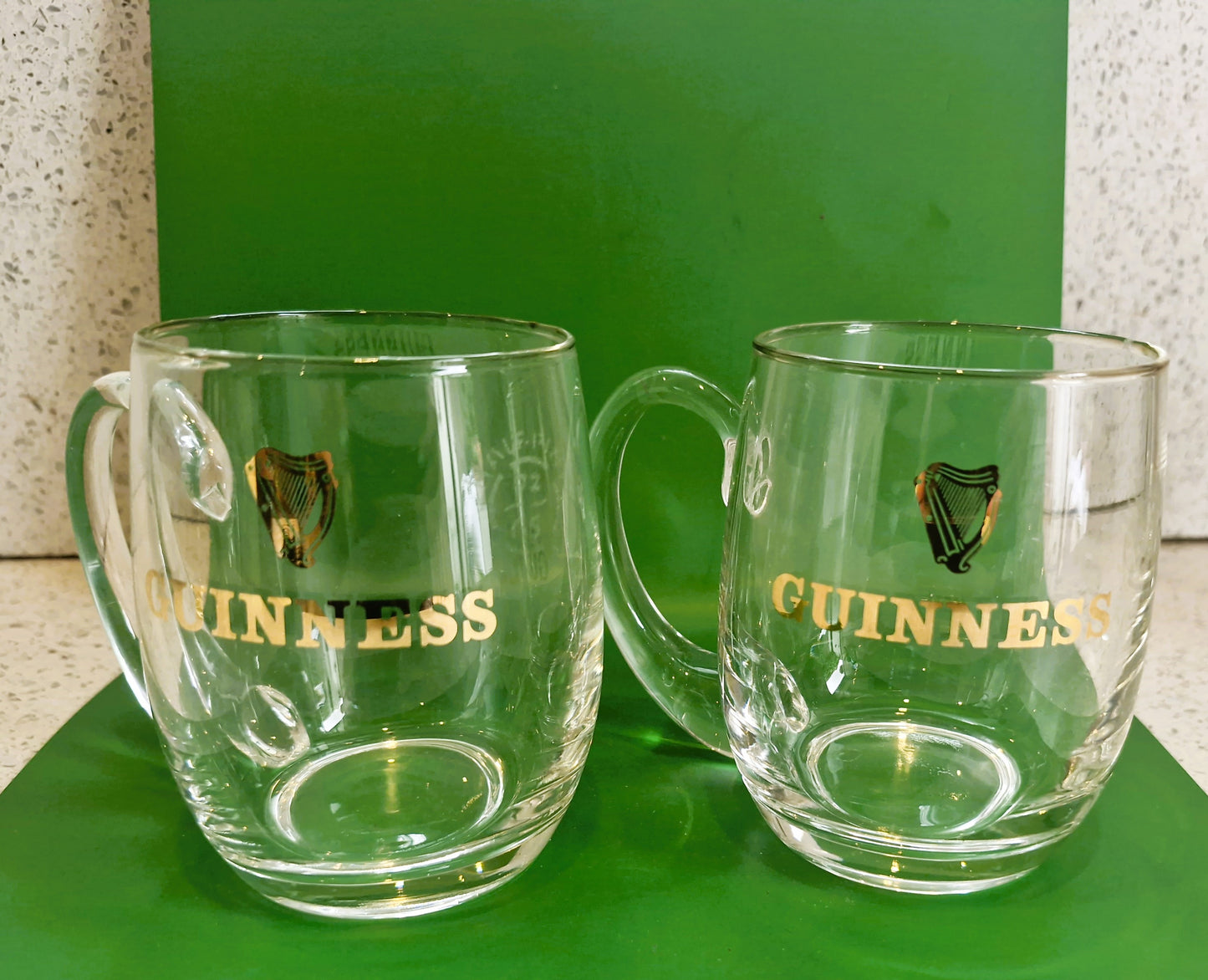 ORIGINAL, Guinness Half Pint Glasses, Vintage, 1968, Guinness Half Pint Glass, Gold Harp, Guinness, tankard, Half pint glass, 60s, Guinness Glass, Excellent Condition, RARE