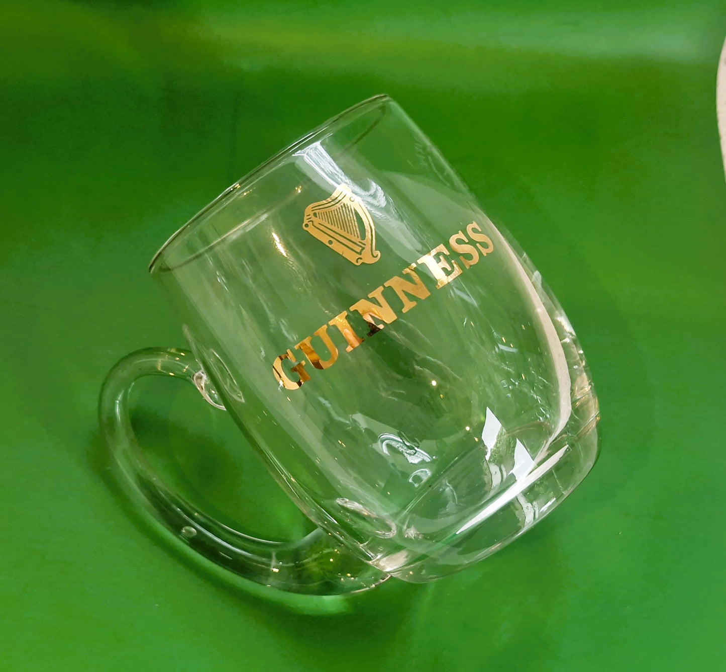 ORIGINAL, Guinness Half Pint Glasses, Vintage, 1968, Guinness Half Pint Glass, Gold Harp, Guinness, tankard, Half pint glass, 60s, Guinness Glass, Excellent Condition, RARE