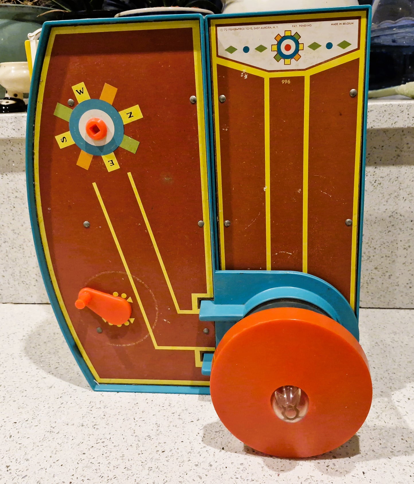 Vintage Fisher Price Little People Airport Set: 1970s Plane, Helicopter & Figures