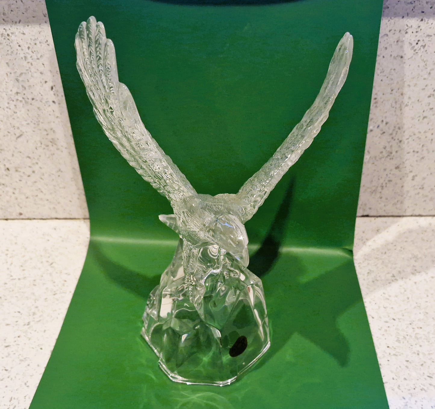 Vintage Eagle Ornament, RCR Crystal, Glass, Excellent Condition, EAGLE Ornament