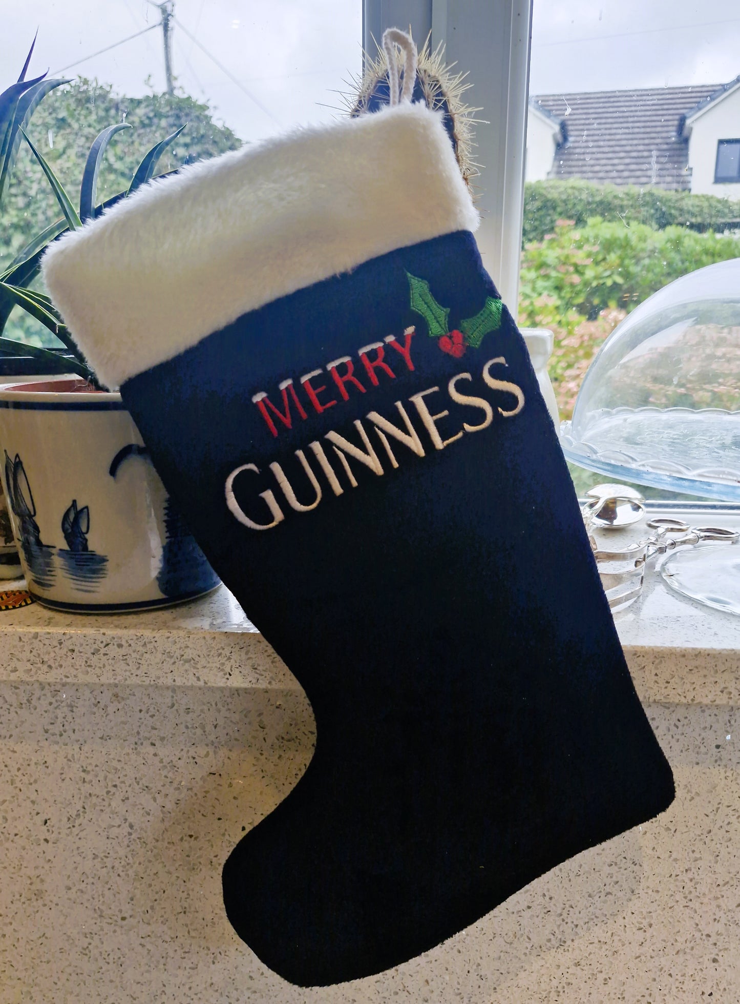 Guinness Christmas Stocking, Unique, Quirky, Vintage
