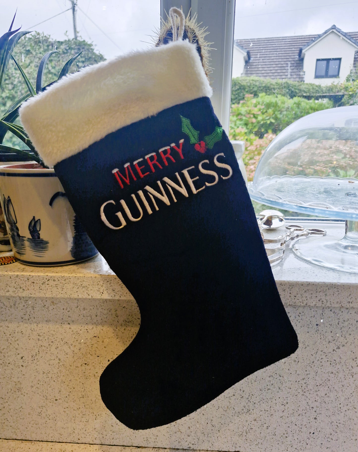Guinness Christmas Stocking, Unique, Quirky, Vintage