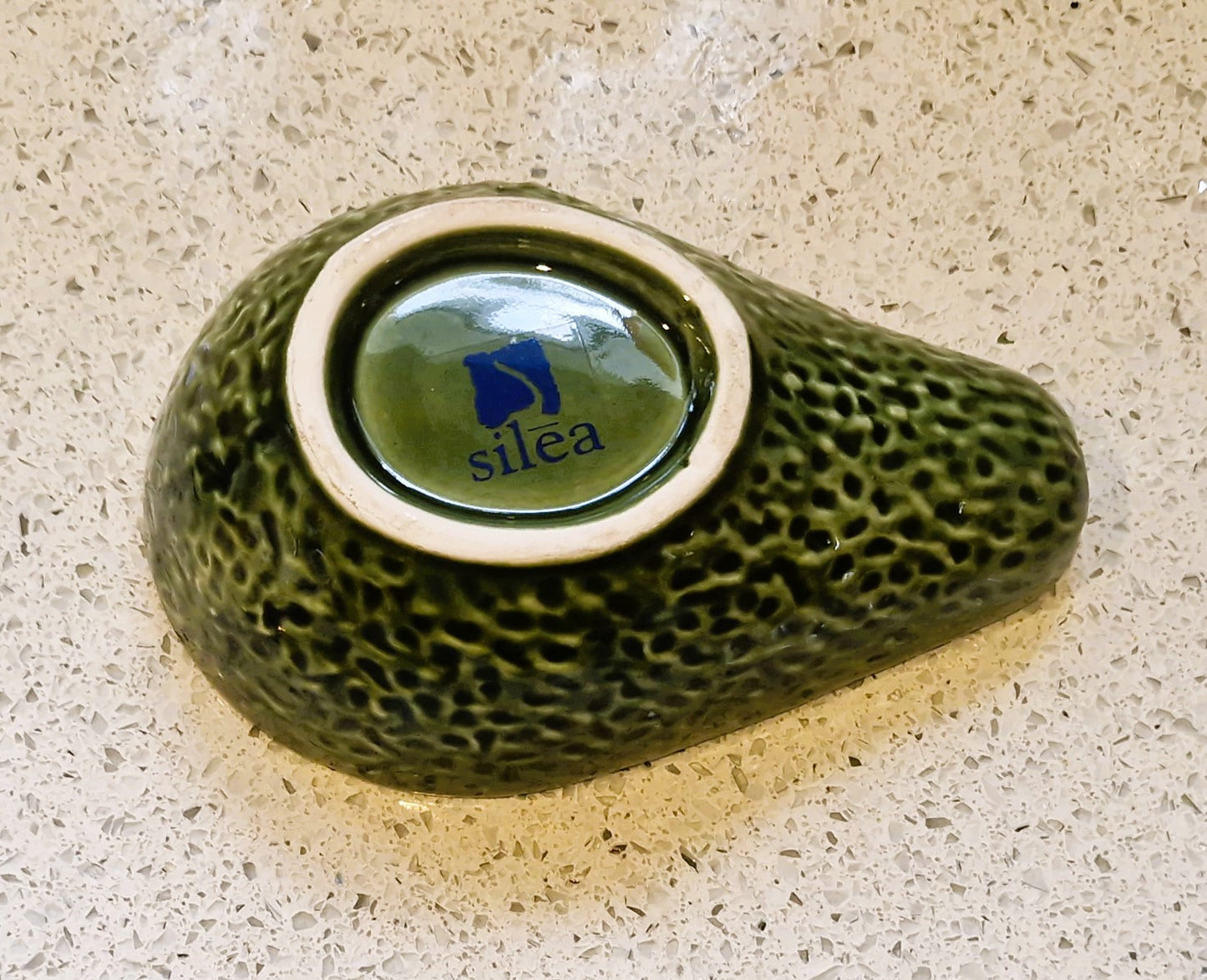 Vintage Silea Avocado Bowl and Spoon Set: Quirky Guacamole Tapas Dishes