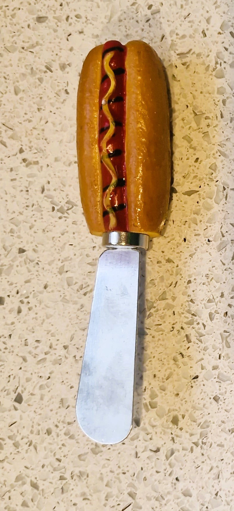 Vintage Vegetable, Burger and Hotdog Handle Butter Spreaders: Kitsch Quirky Spreaders