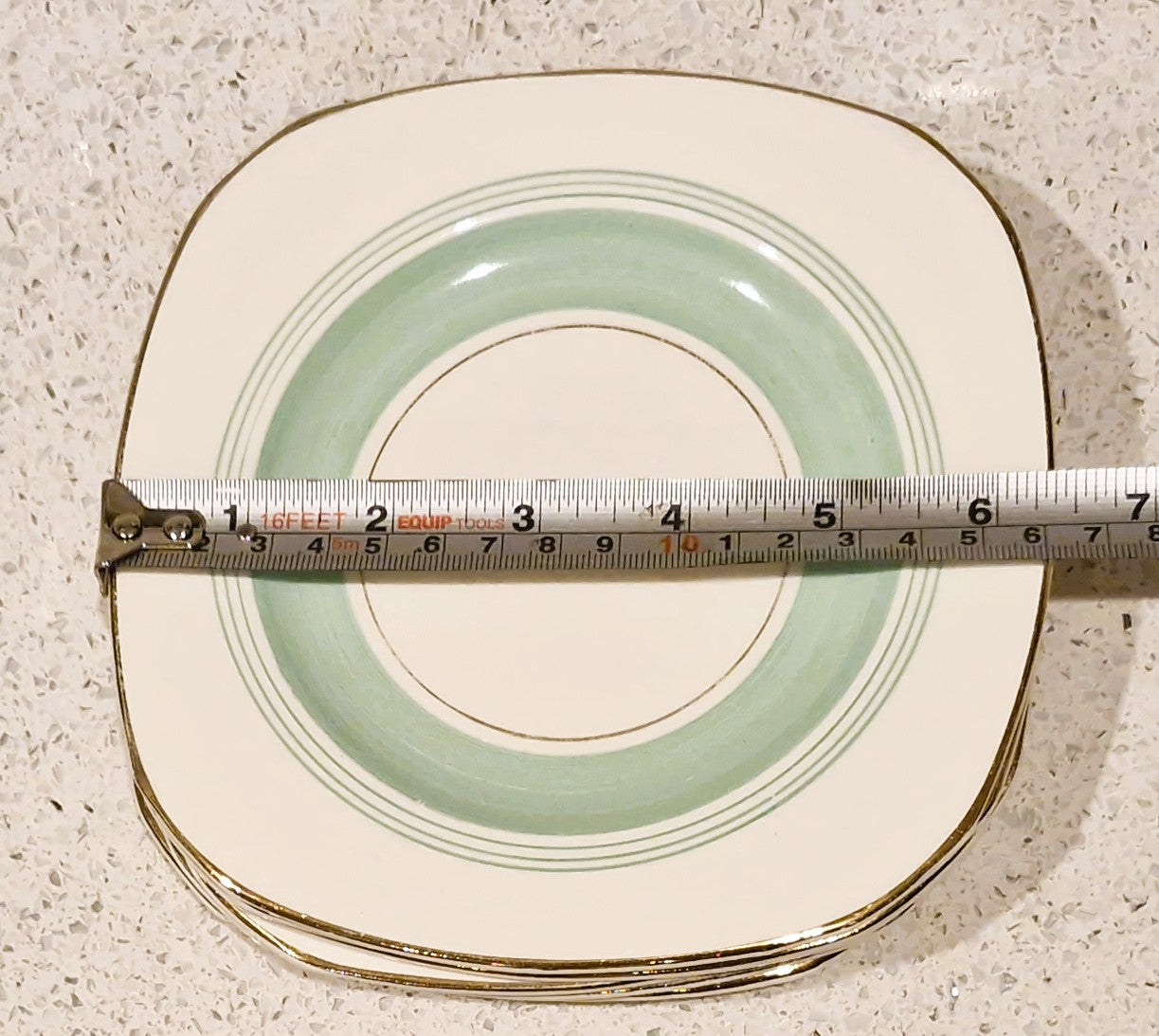 Art Deco, English Ironstone, Tea Plates, Washington Pottery, Hanley, England, Side Plates, Cake Plates, Plates