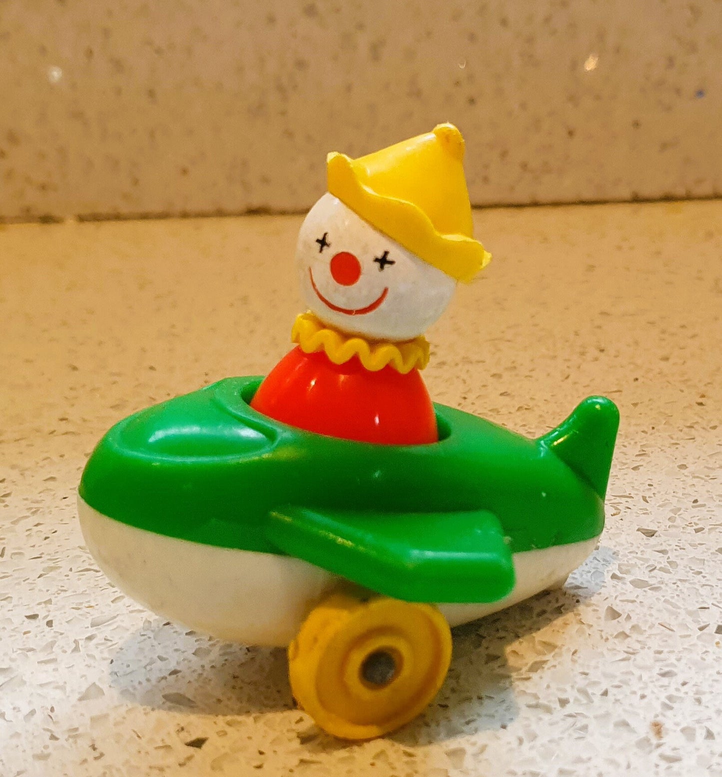 Vintage, Fisher-Price Little people, clown, plane, , Nursery toys, Fisher price, Quirky (Copy)