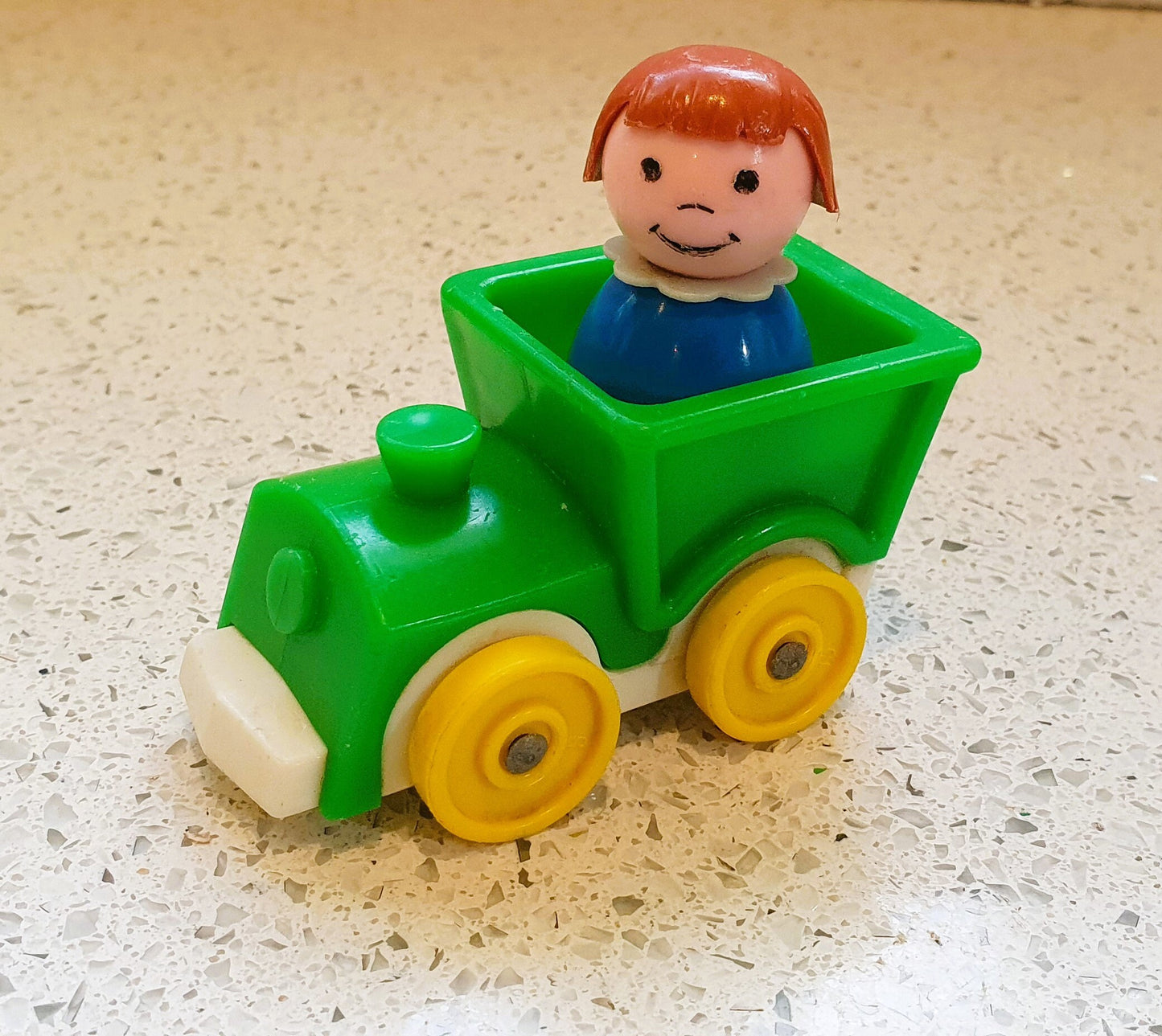 Vintage, Fisher-Price Little people children, Fisher Price Nursery Toys, Girl in a Train, Cute, Quirky