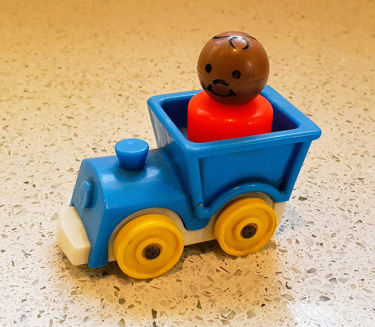 Vintage Fisher-Price Little people, Black boy, Train, Nursery toys, Fisher price Vintage Toys