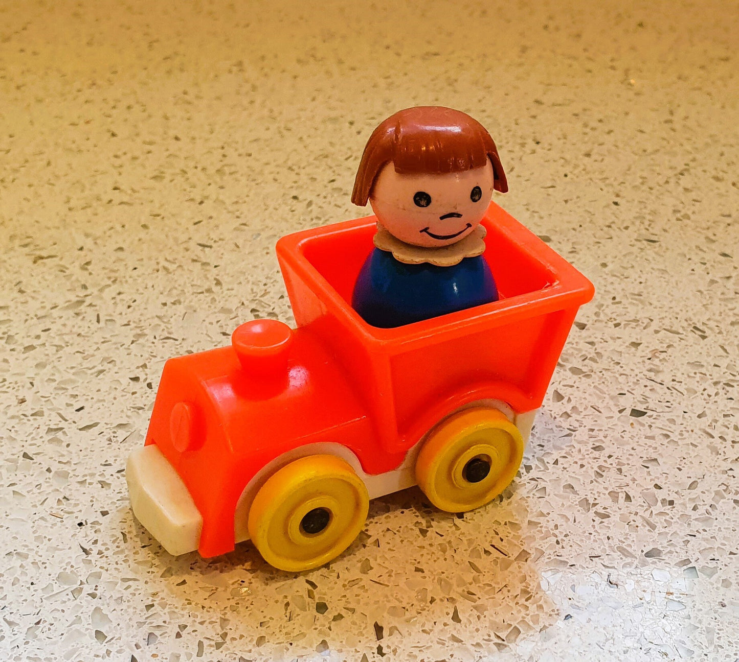 Vintage Fisher-Price Toys, Little people, Girl, Train, Nursery toys, Fisher price, Quirky