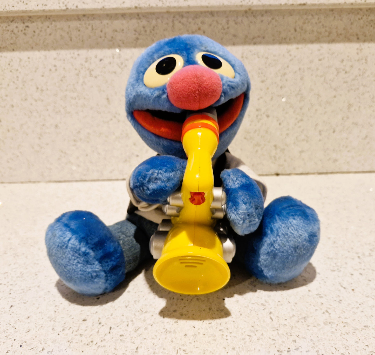 Vintage Sesame Street Grover, Vintage Fisher Price Toys, Rock & Roll Grover, Dancing, Singing, Grover, Sesame Street, 90s Toys