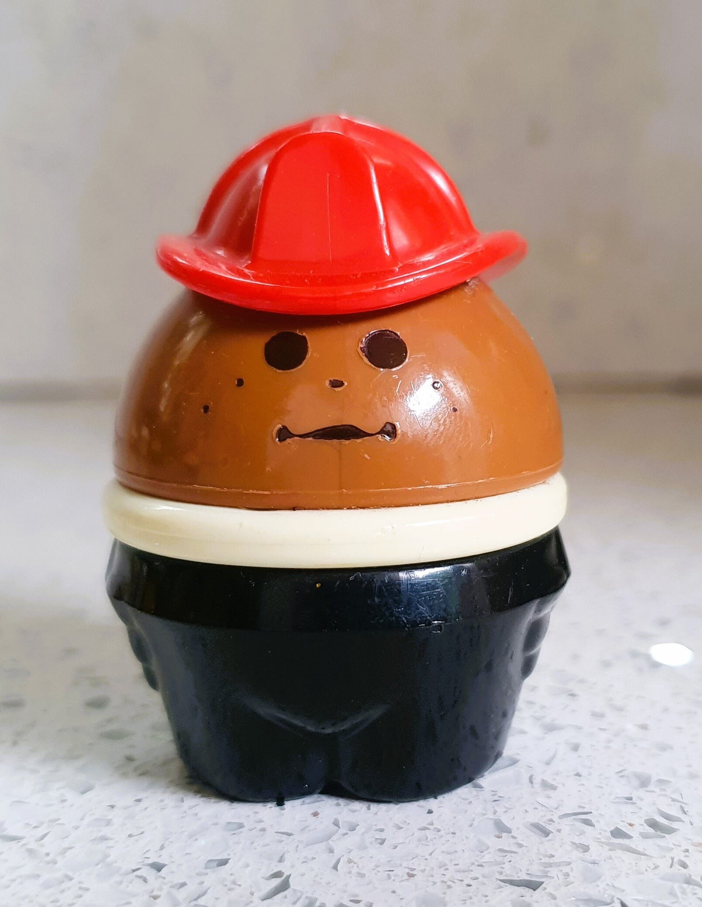 Fisher-Price Black Fireman chunky figure, Fisher Price Chunky People Black Fireman,