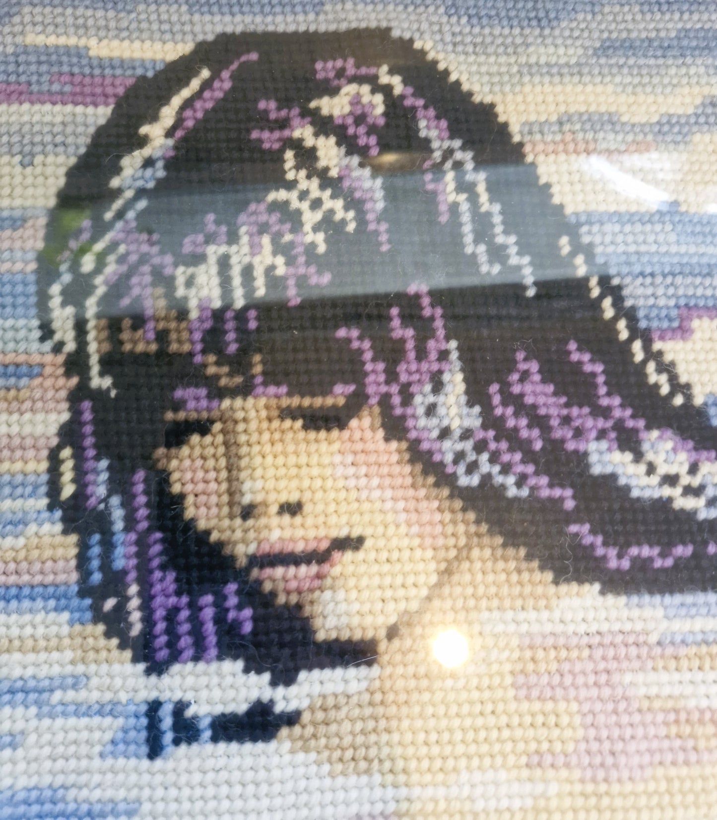Kitsch 70s Wall Art, Topless Woman, water, Tapestry, Vintage, Framed Wall Art, Naked woman, Kitsch vintage art, Quirky, Mature content