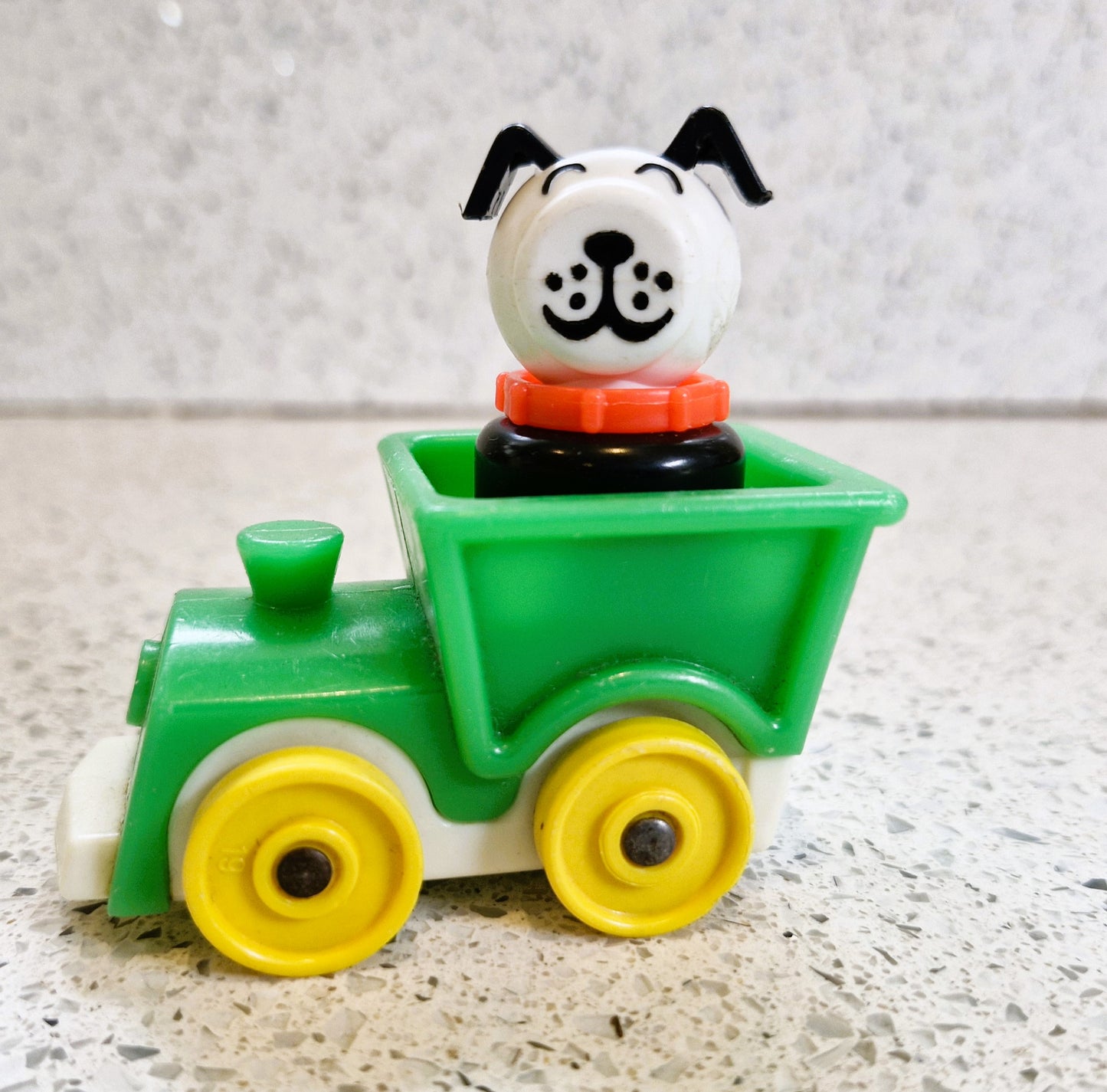 Fisher-Price Dog and nursery Toy train, Vintage 80s Fisher price toys, Fisher Price Little People
