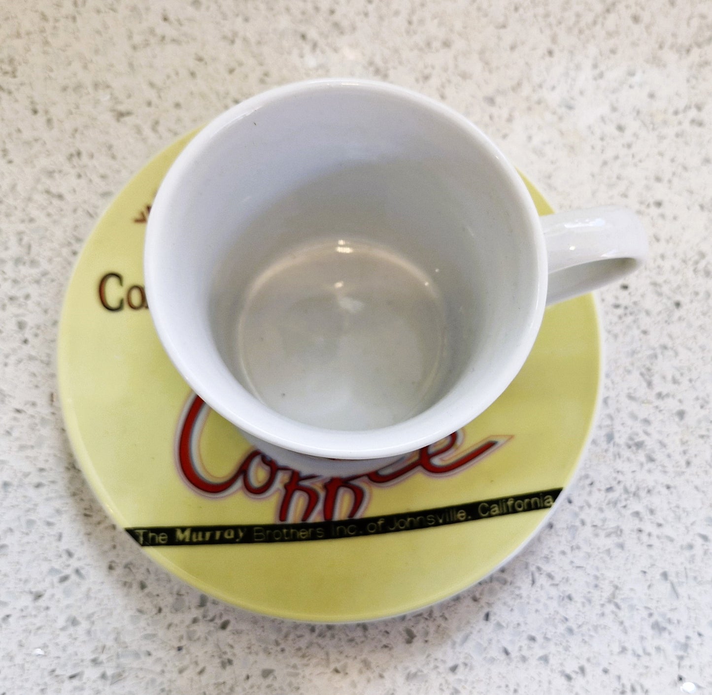 Premium Grind Quality Coffee Mug, Vintage, 1996, Bright, Quirky, Retro, Tommy's Coffee