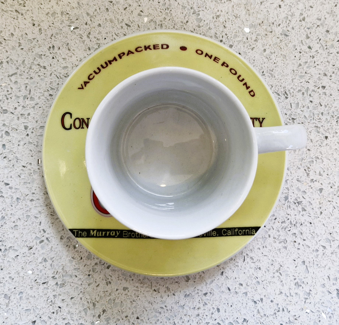Premium Grind Quality Coffee Mug, Vintage, 1996, Bright, Quirky, Retro, Tommy's Coffee