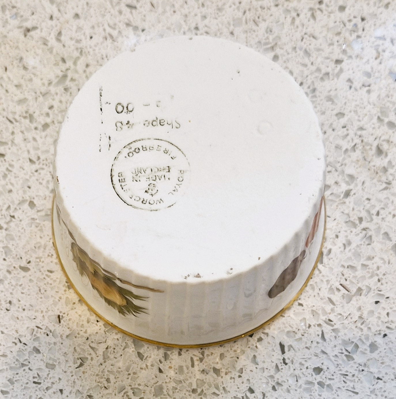 Royal Worcester Ramekins, Evesham, Gold, Berries, Olives, Gilt edged, Oven to table, Set of 5