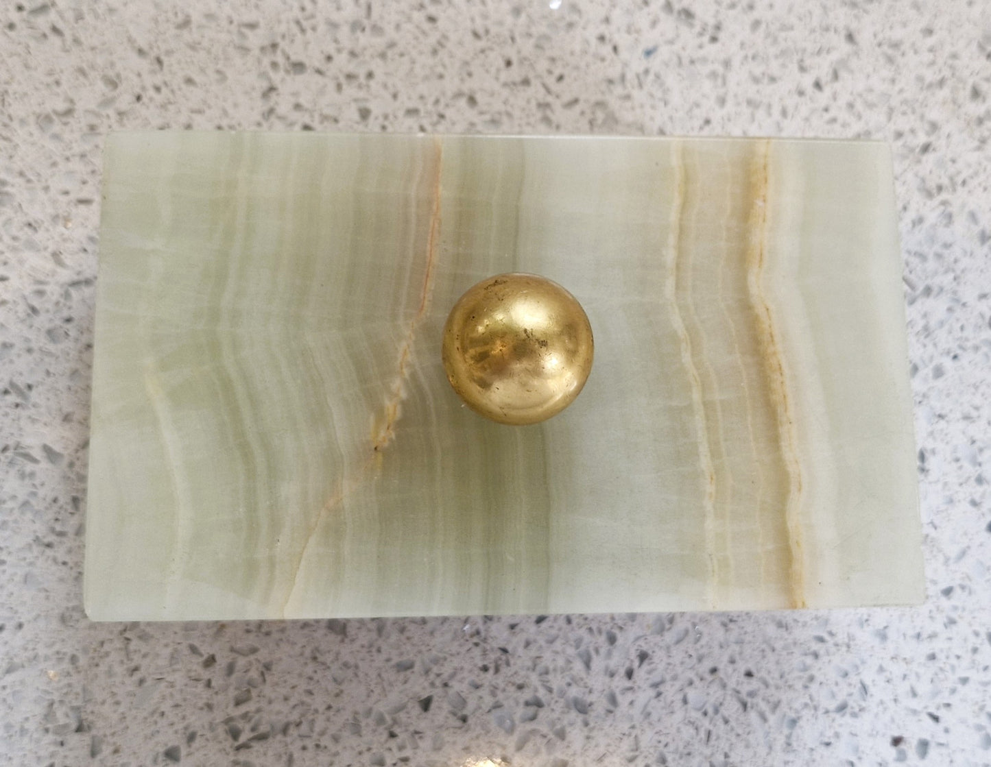 Vintage Ink Blotter, Onyx Ink Blotter, Very Good Condition