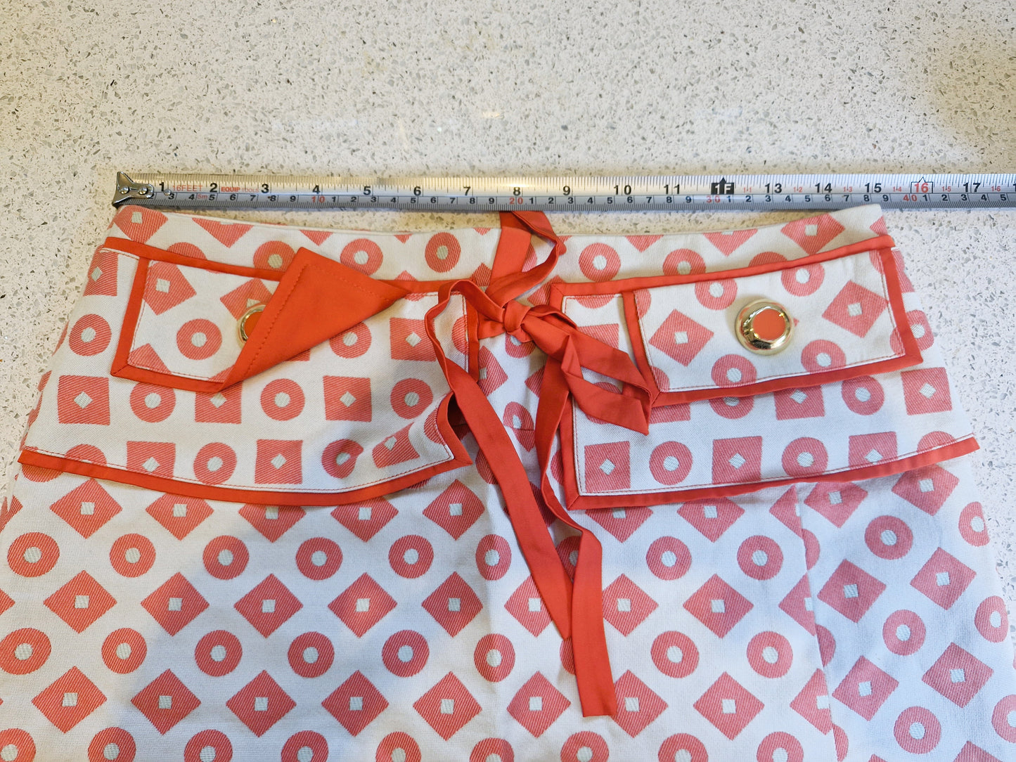 Roberto Verino Skirt, UK Size 10 / 12, Vintage Fashion, Red and White, 50s Fashion, 50s Style