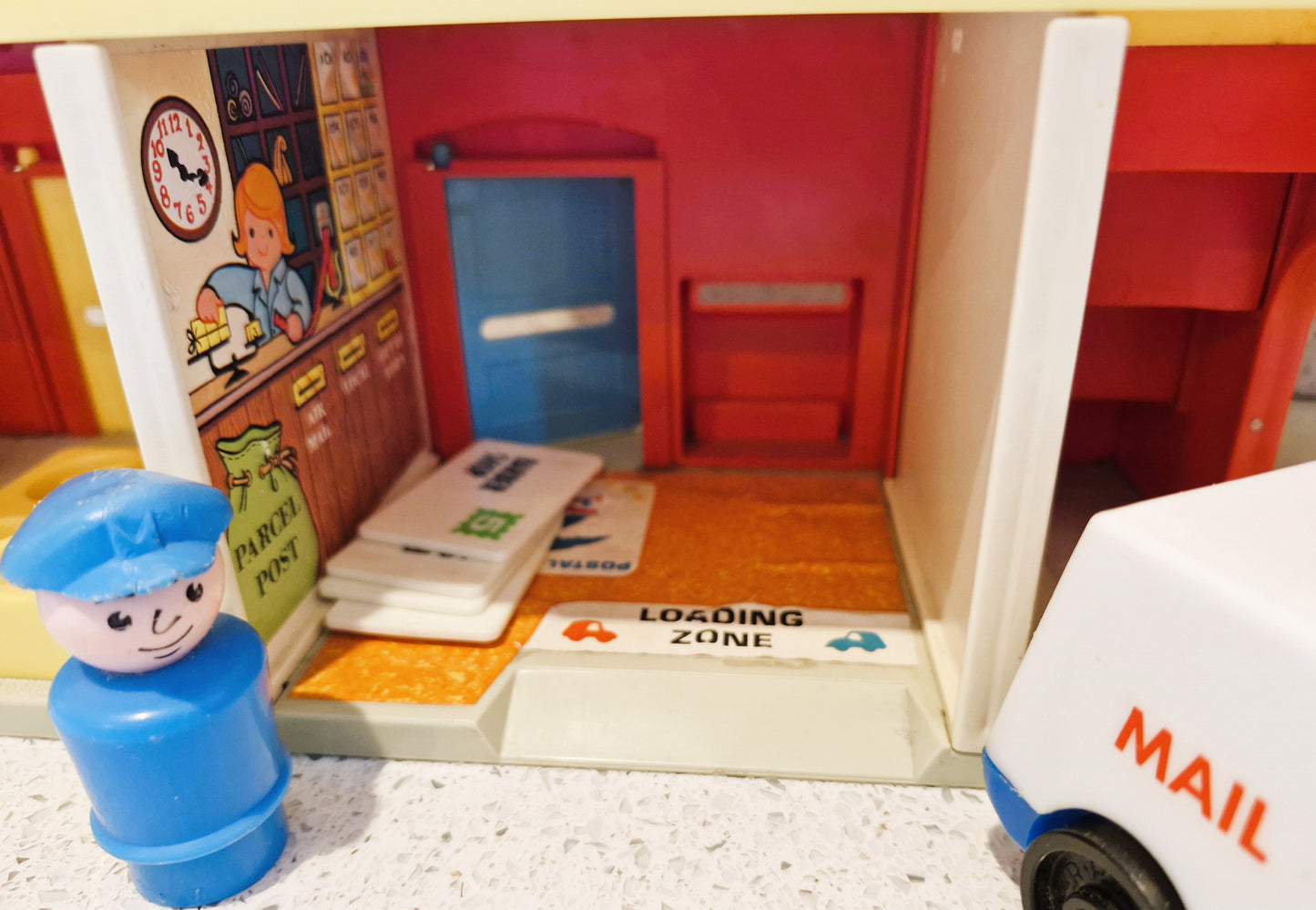 Fisher Price Main Street, Fisher Price, Vintage, Main Street, RIESIGES Set, Vintage Fisher Price Spielzeug