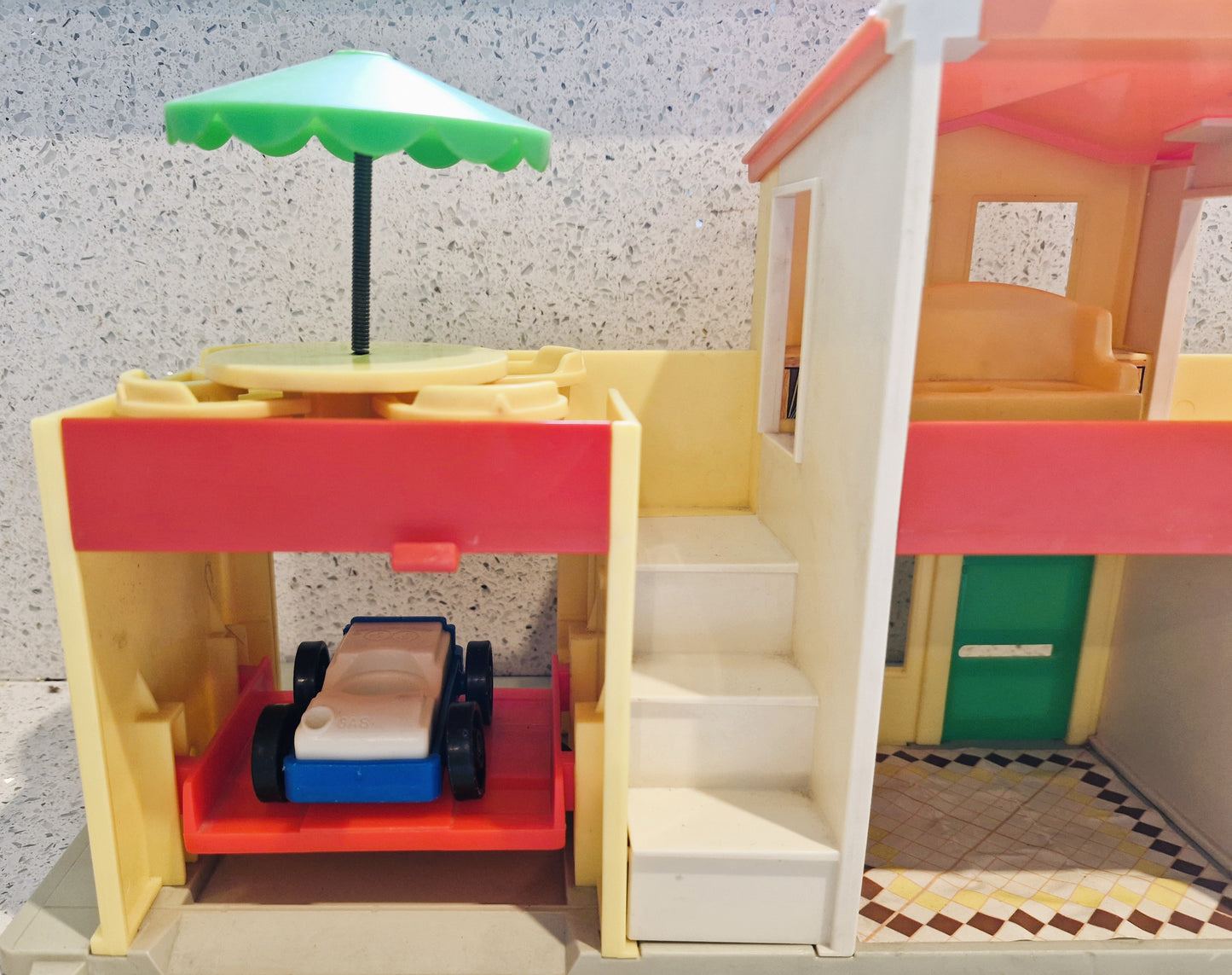 Fisher Price Main Street, Fisher Price, Vintage, Main Street, RIESIGES Set, Vintage Fisher Price Spielzeug
