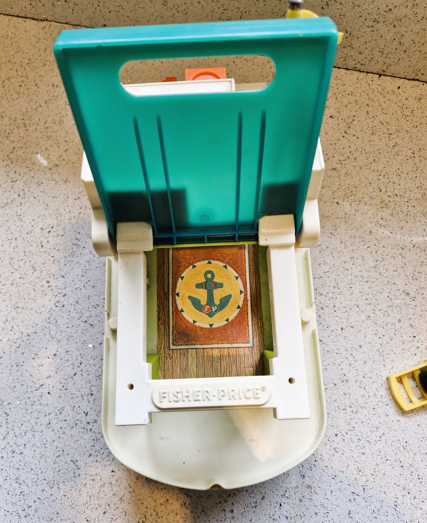Fisher Price Hausboot, Fisher Price Bootstransport-Set, Fisher Price Boot, Fisher Price Little People, Vintage Fisher Price Spielzeug