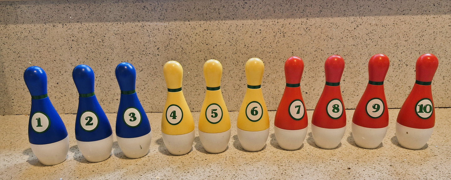 Chad Valley Bowling Set championship, Ten Pin Bowling Set, Kids, 80s, Toy, Toys