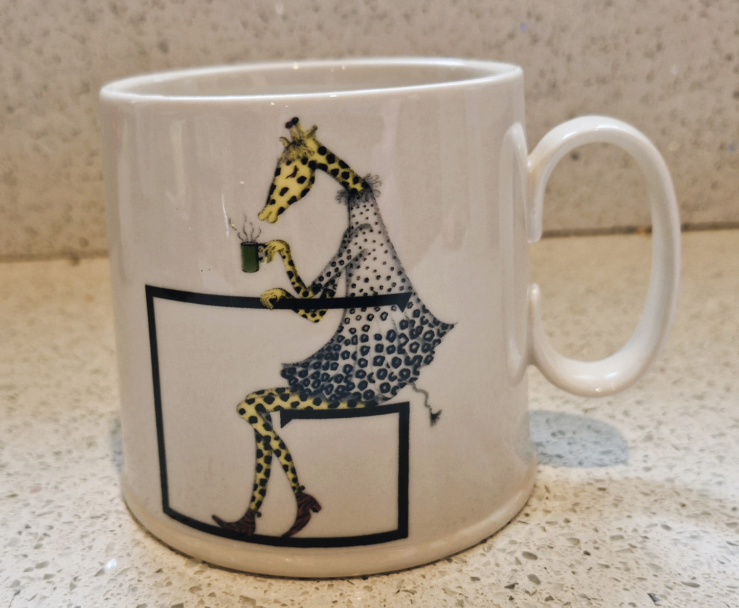Florence Balducci Giraffe Mug, Mug, Anthropologie Mug, Florence Balducci, Animal Alphabet, G for Giraffe, Mug