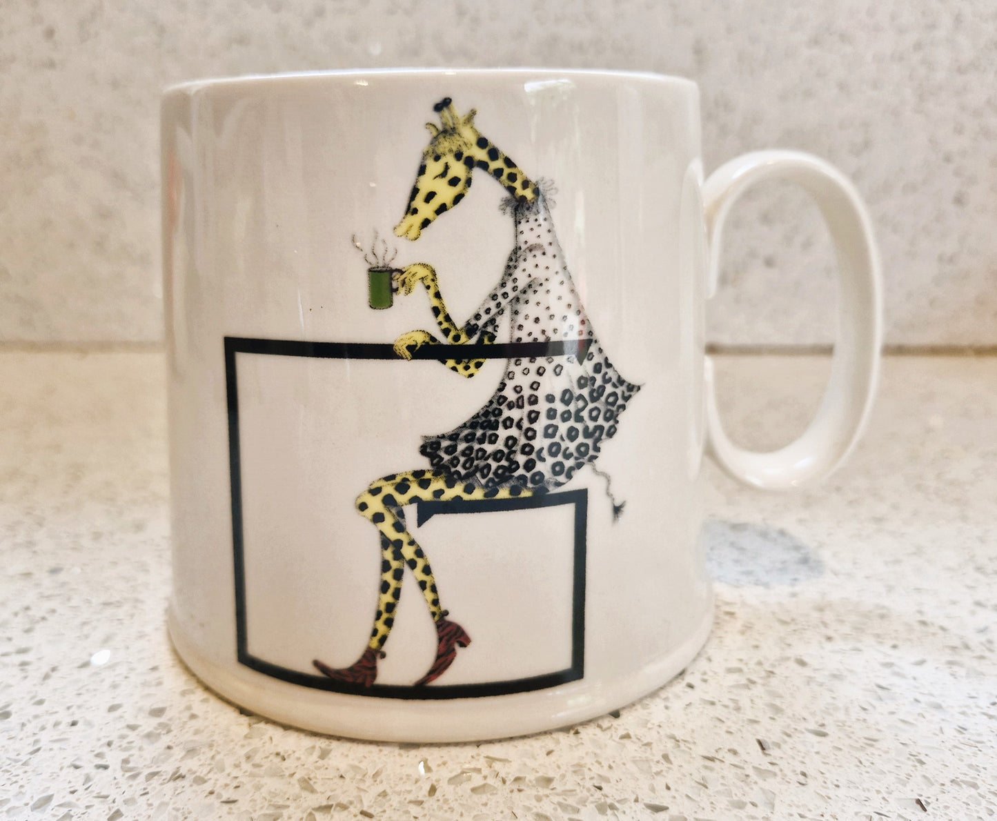Florence Balducci Giraffe Mug, Mug, Anthropologie Mug, Florence Balducci, Animal Alphabet, G for Giraffe, Mug