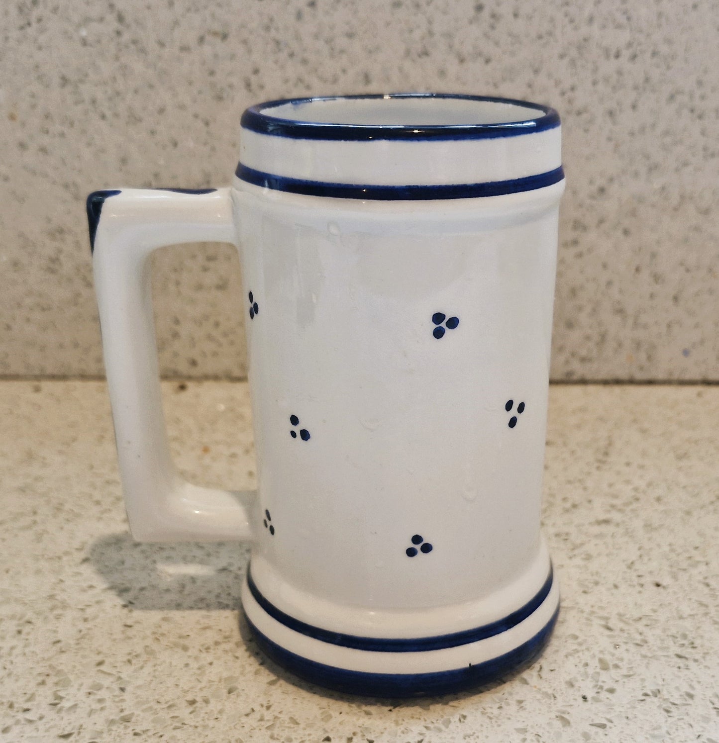 Hand Painted Pottery Mug, Hand Painted Mug, Portuguese Mug, Portuguese Pottery, Mediterranean Pottery, Mug