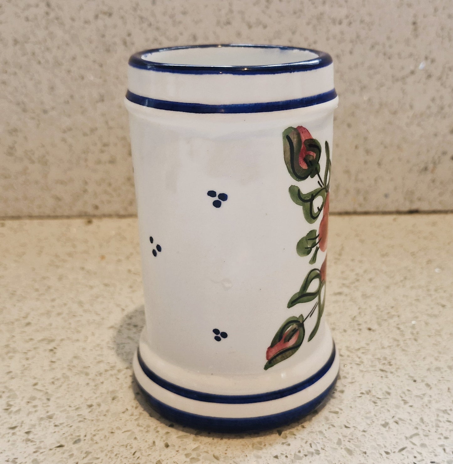 Hand Painted Pottery Mug, Hand Painted Mug, Portuguese Mug, Portuguese Pottery, Mediterranean Pottery, Mug