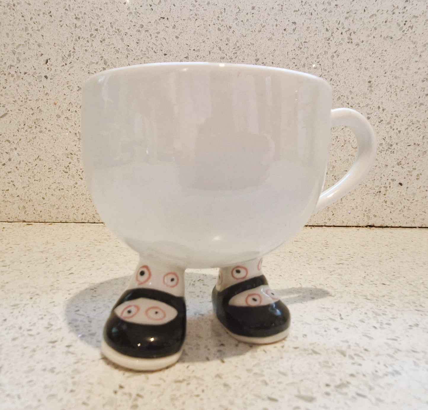 Carltonware Walking Mug, Carltonware Mugs on Legs, Mug, Black Feet, Carltonware, Walking Mugs