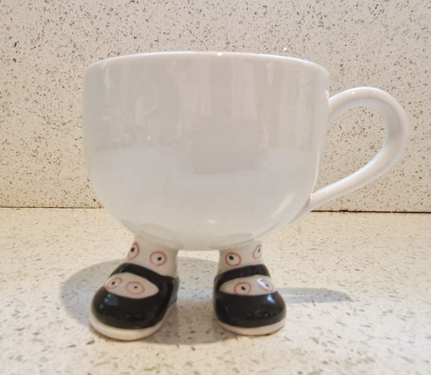 Carltonware Walking Mug, Carltonware Mugs on Legs, Mug, Black Feet, Carltonware, Walking Mugs