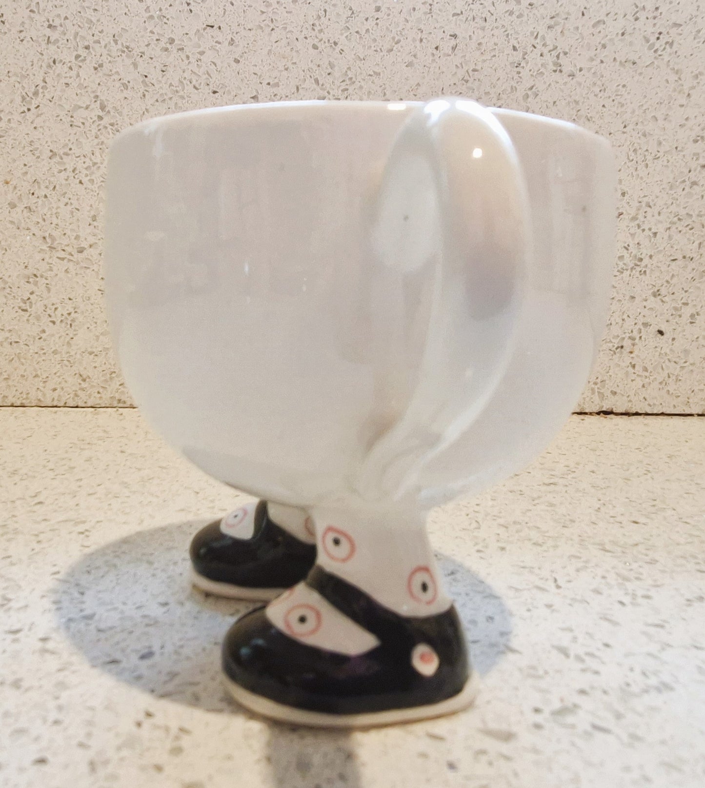 Carltonware Walking Mug, Carltonware Mugs on Legs, Mug, Black Feet, Carltonware, Walking Mugs
