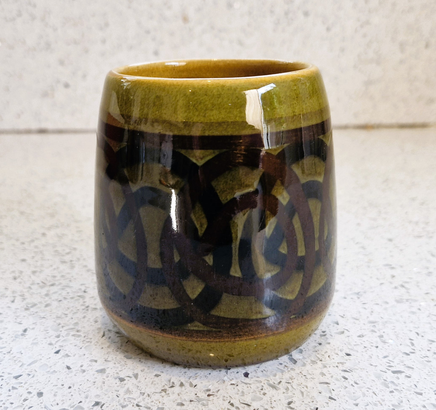 Brixham Pottery Mug, Vintage, Brixham Pottery, Mid Century, Devon, Made in England, English Mid century Pottery, Green