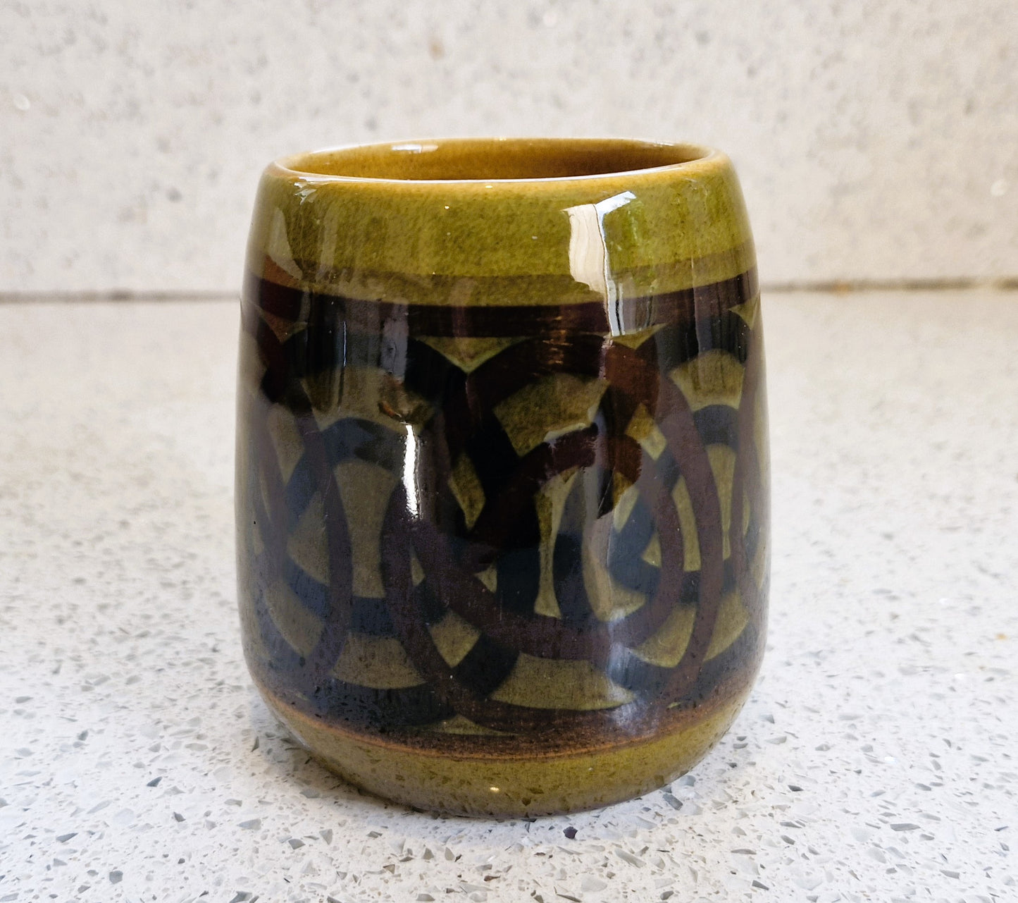 Brixham Pottery Mug, Vintage, Brixham Pottery, Mid Century, Devon, Made in England, English Mid century Pottery, Green