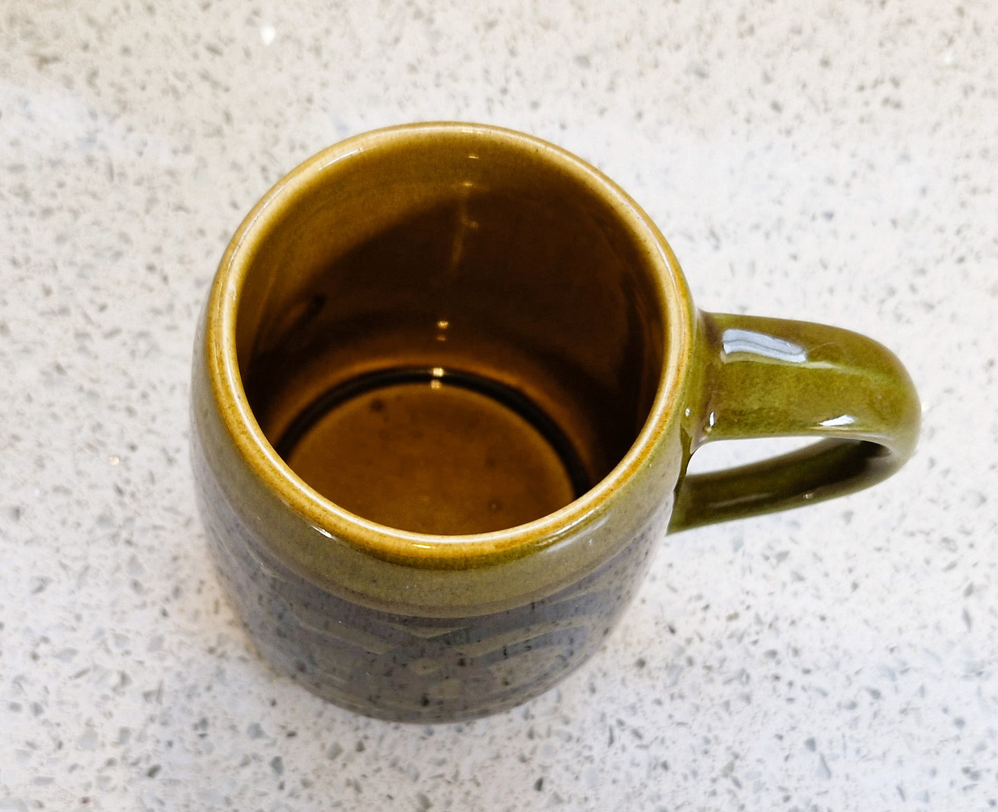 Brixham Pottery Mug, Vintage, Brixham Pottery, Mid Century, Devon, Made in England, English Mid century Pottery, Green