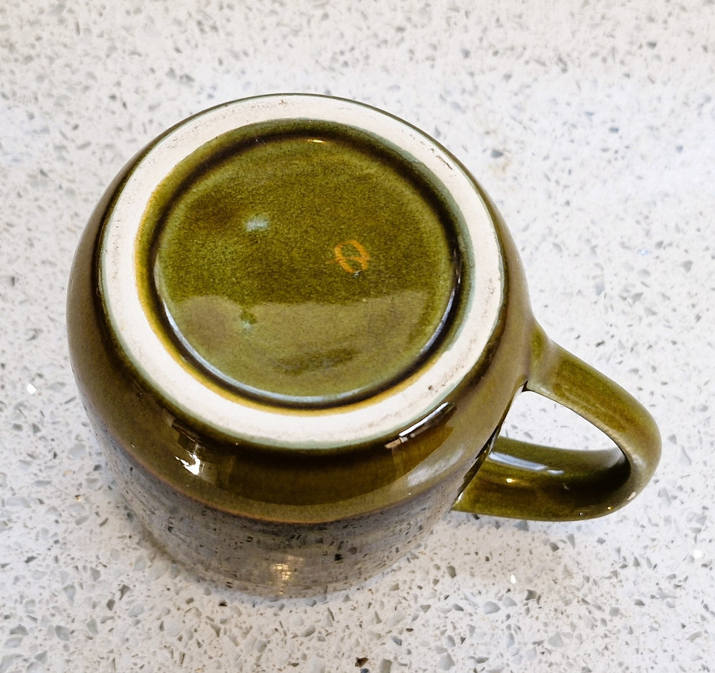 Brixham Pottery Mug, Vintage, Brixham Pottery, Mid Century, Devon, Made in England, English Mid century Pottery, Green