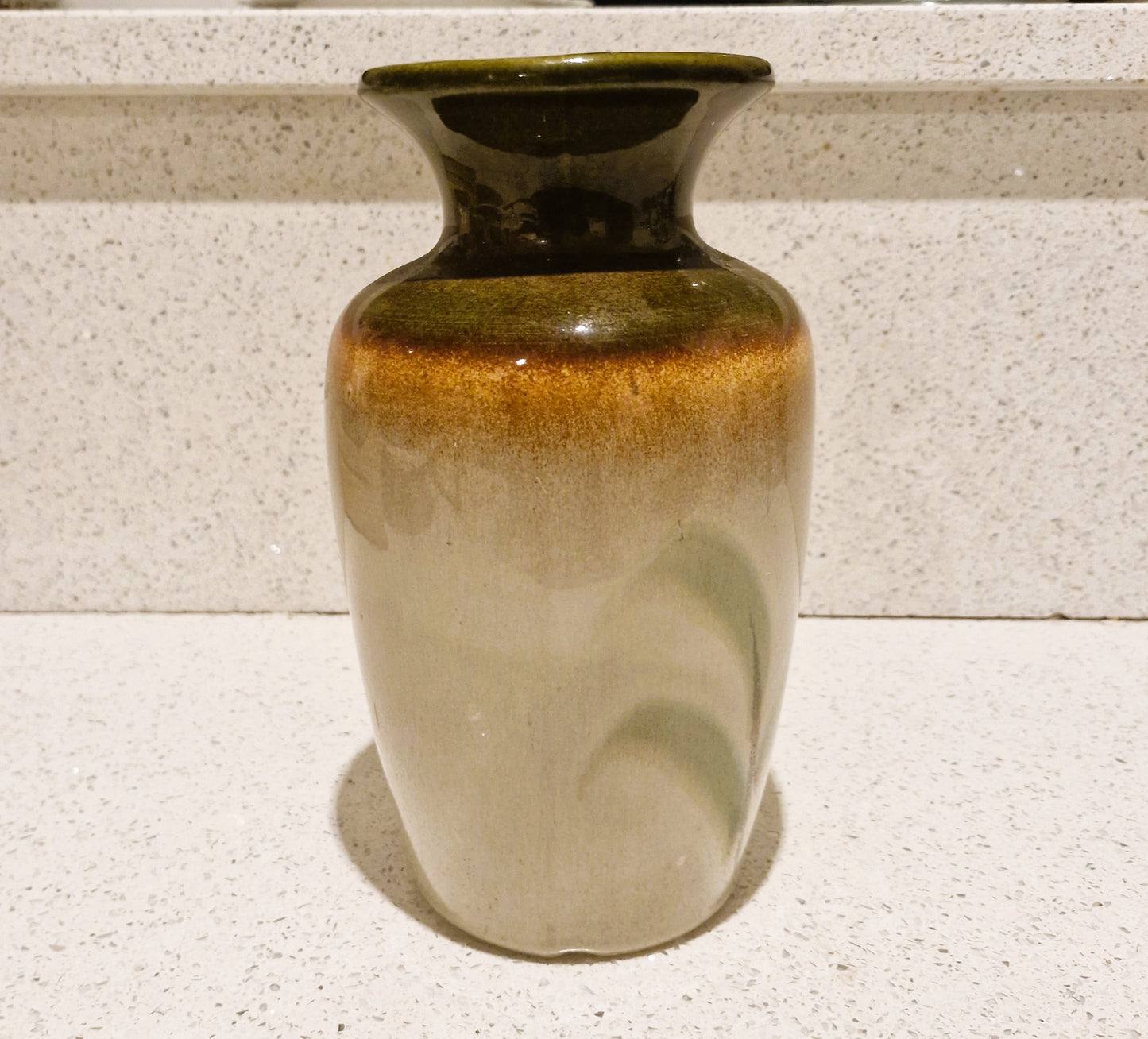 West Germany ceramic vase, West German Ceramic, 202-24, WGP, 60s, Mid century Vase, Browns, Organic