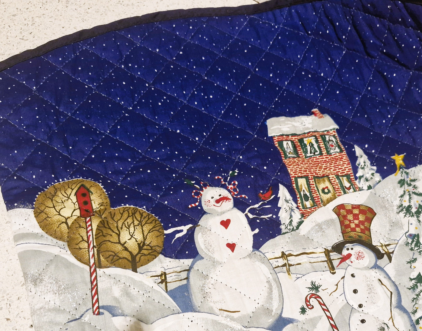 Extra Large Christmas Stocking, Large Christmas Stocking, Snowman, The Snowman, Vintage Christmas Stocking