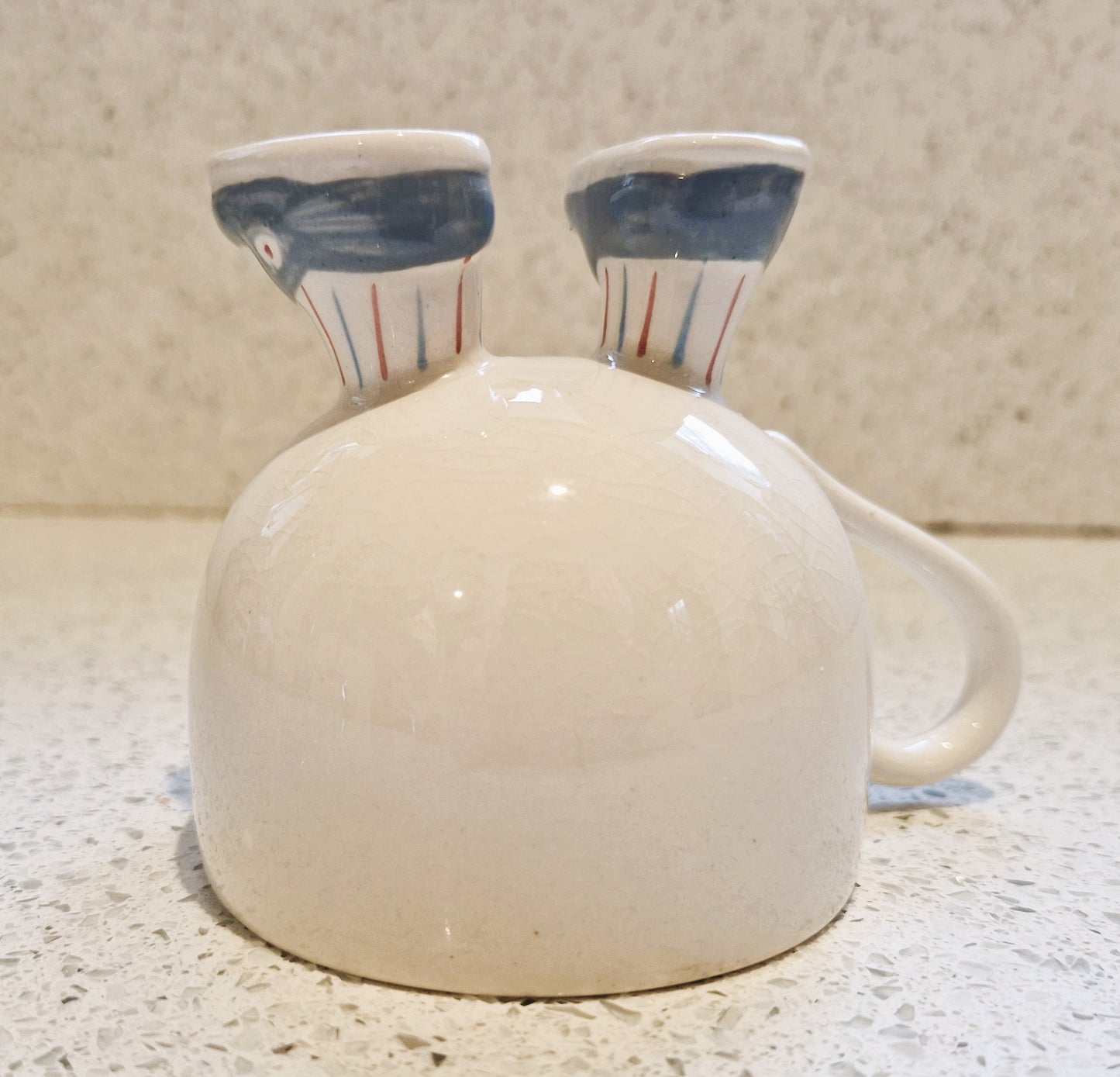 Carltonware Walking Mug, Carltonware Walking Cup, Mugs on Legs, Mug, Blue, Feet, Original, Walking Cups Carltonware