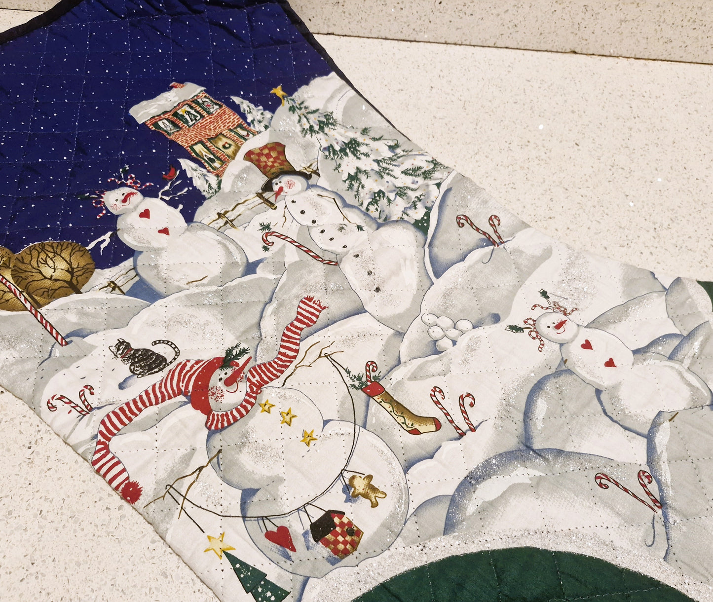 Extra Large Christmas Stocking, Large Christmas Stocking, Snowman, The Snowman, Vintage Christmas Stocking
