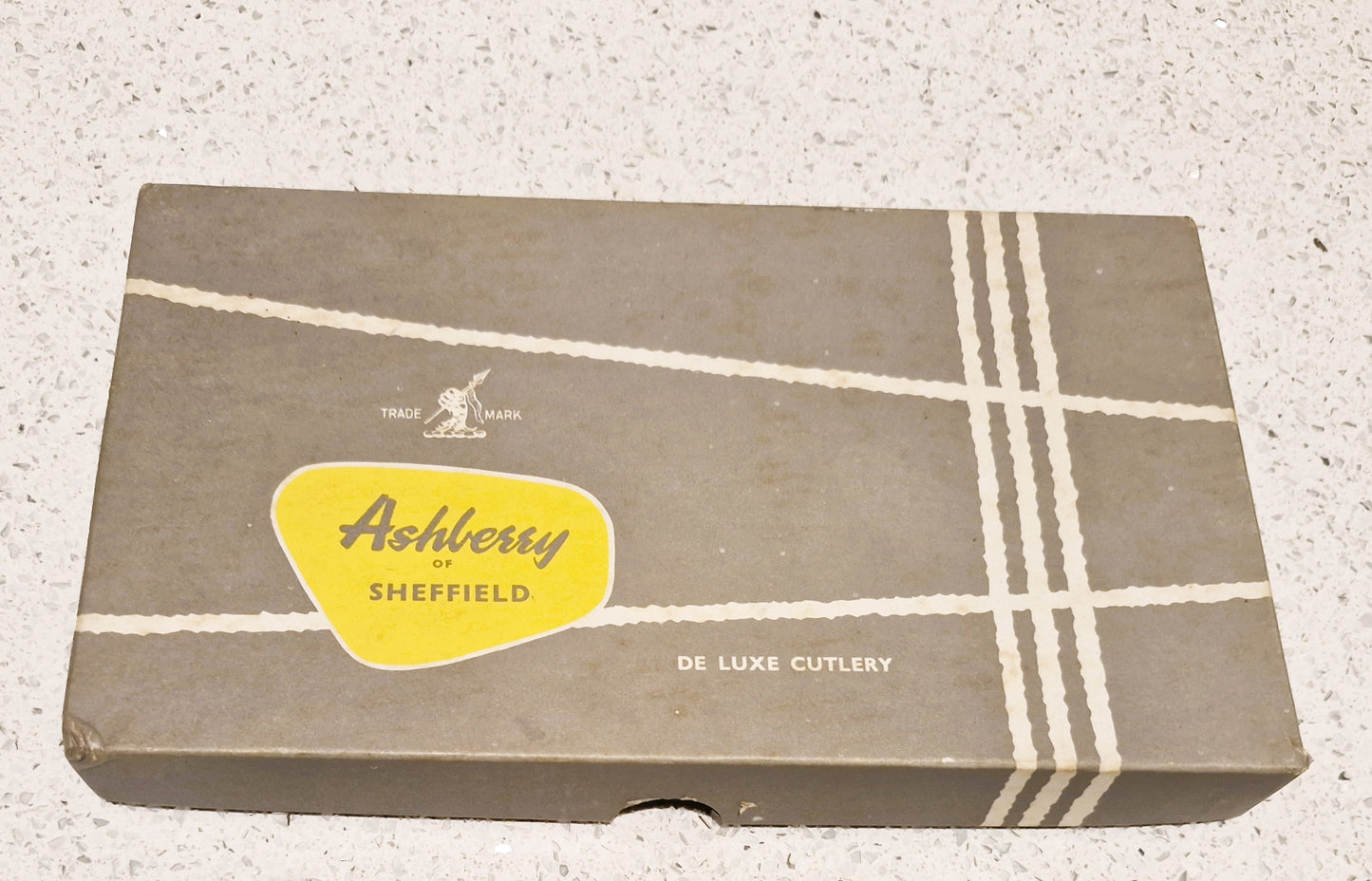 Ashberry of Sheffield Cutlery, Vintage 1950s Cutlery, Desert Cutlery Set, Boxed, Dessert Cutlery, Mid Century Cutlery,