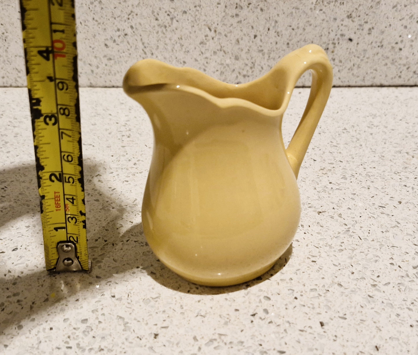 Vintage 1950s Pale Yellow Milk Jug, 40s, 50s, Creamer, Yellow, Laburnum Petal, Milk Jug, Cream Jug, Made in England, Creamer