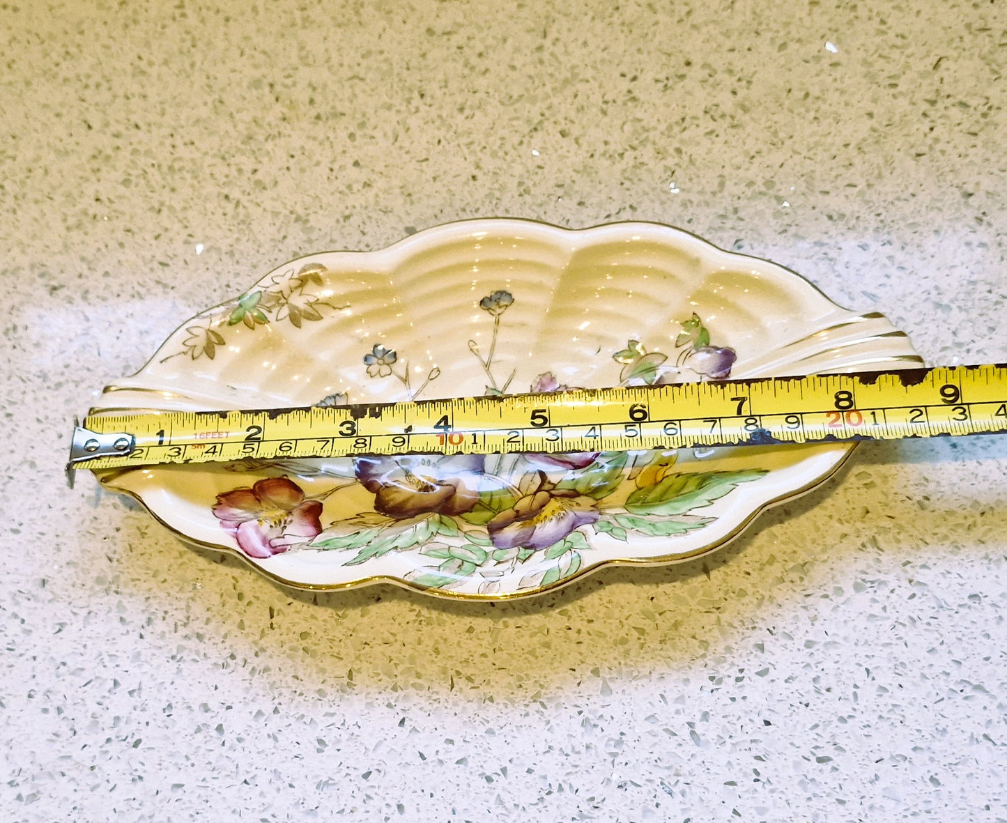 Vintage Royal Staffordshire Pottery, AJ Wilkinson, Honeyglaze, Art Deco Bon Bon DIsh, Plate, Dish,