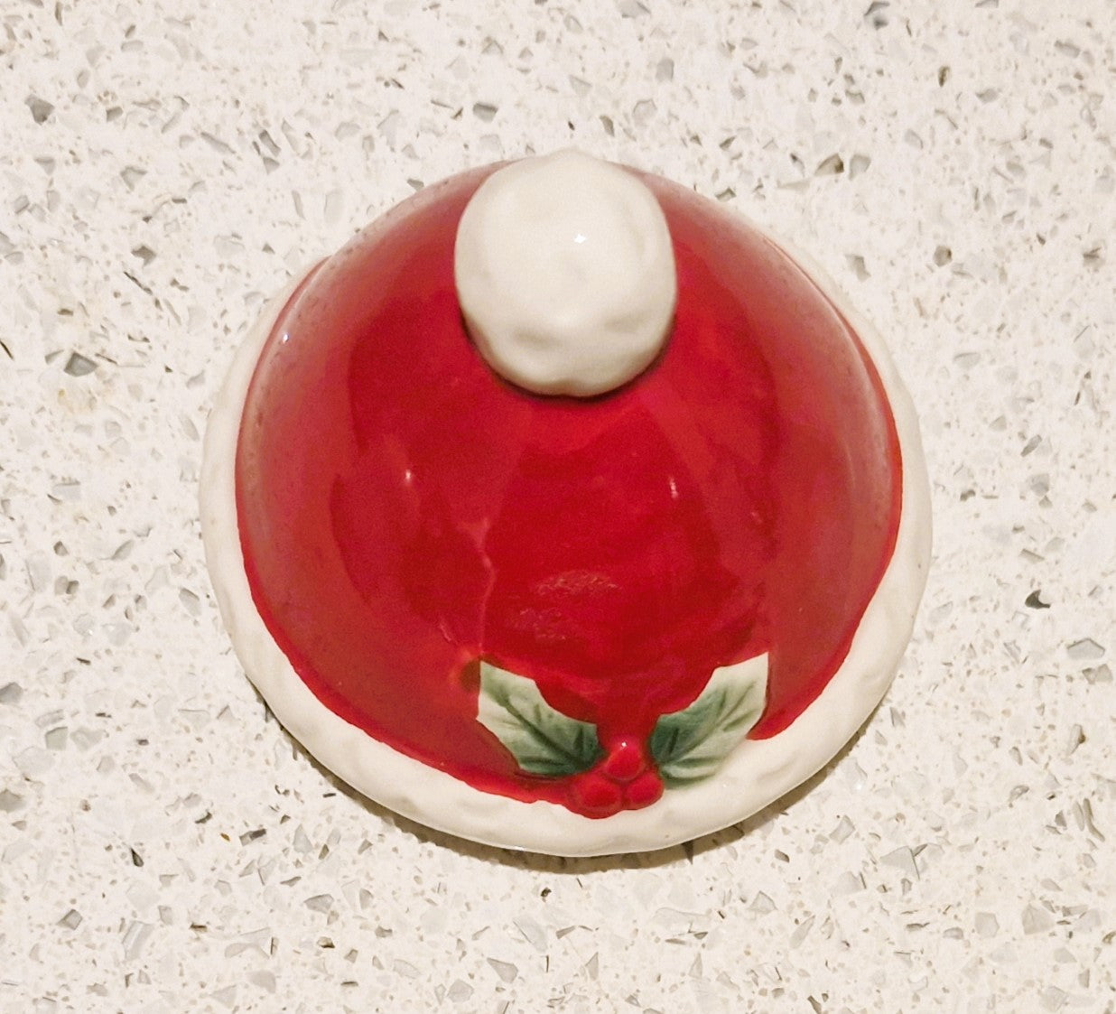 Vintage, Santa Jam Pot, Santa Shaped Jam Pot, Vintage Santa, Sugar Bowl, Quirky, Kitsch, Santa, Santa Shaped, Vintage, Ceramic