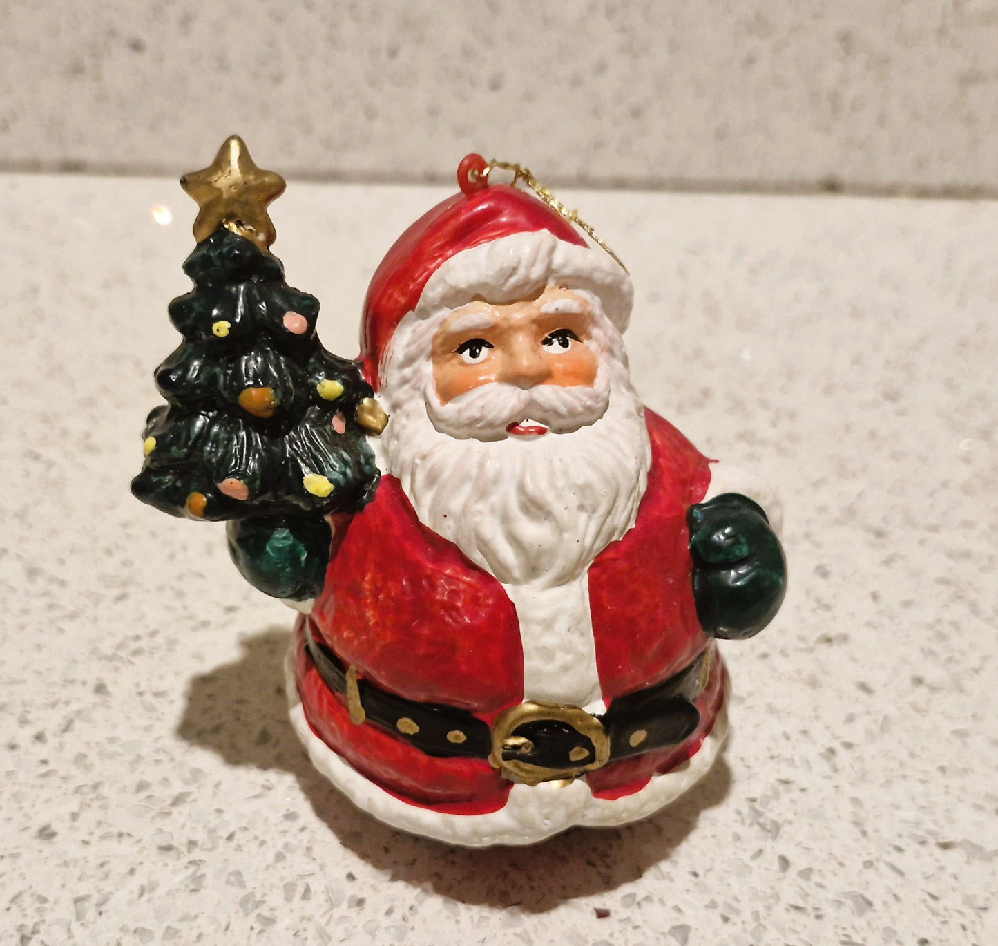 Vintage Christmas Tree Decoration, Vintage Christmas Decorations, Vintage, Santa, tree decoration, hanging, Papier Mache