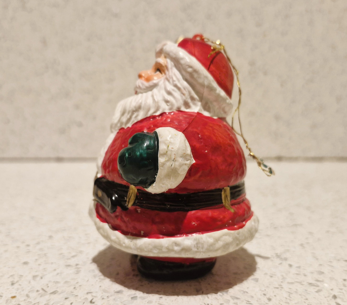 Vintage Christmas Tree Decoration, Vintage Christmas Decorations, Vintage, Santa, tree decoration, hanging, Papier Mache